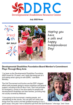 July 2022 DDRC Newsletter