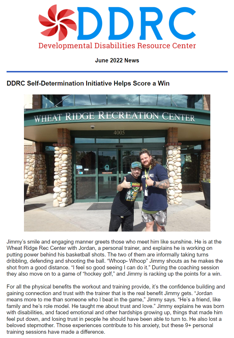 June 2022 DDRC Newsletter