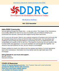 May 2020 DDRC Newsletter