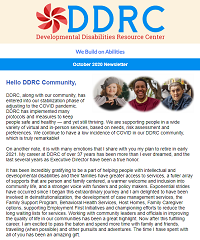 October 2020 DDRC Newsletter